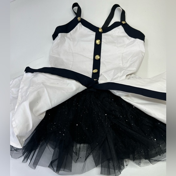 Weissman Adult Dance Costume Dress Sailer Pin Up Retro Size XL NEW - Picture 7 of 11